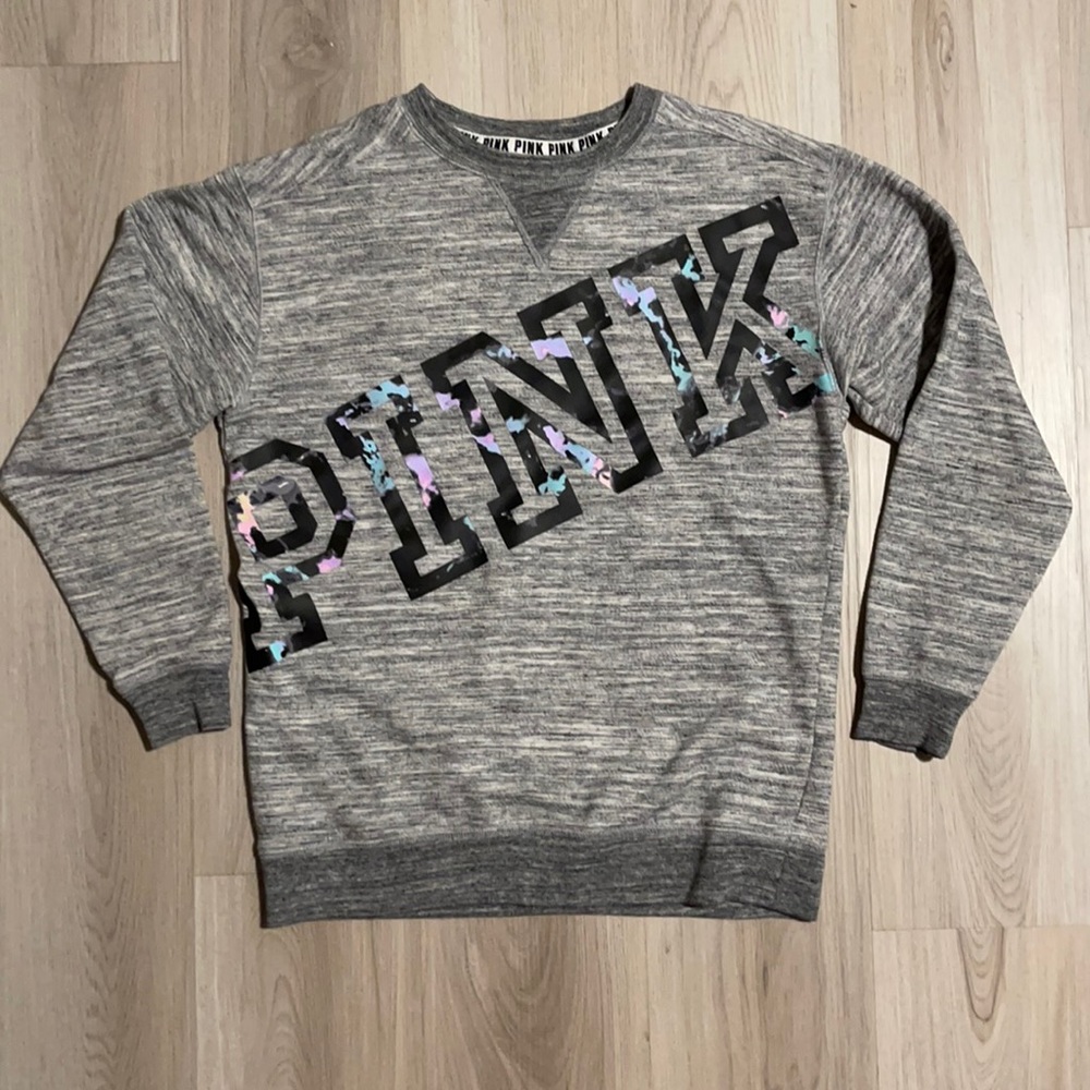grey PINK sweatshirt